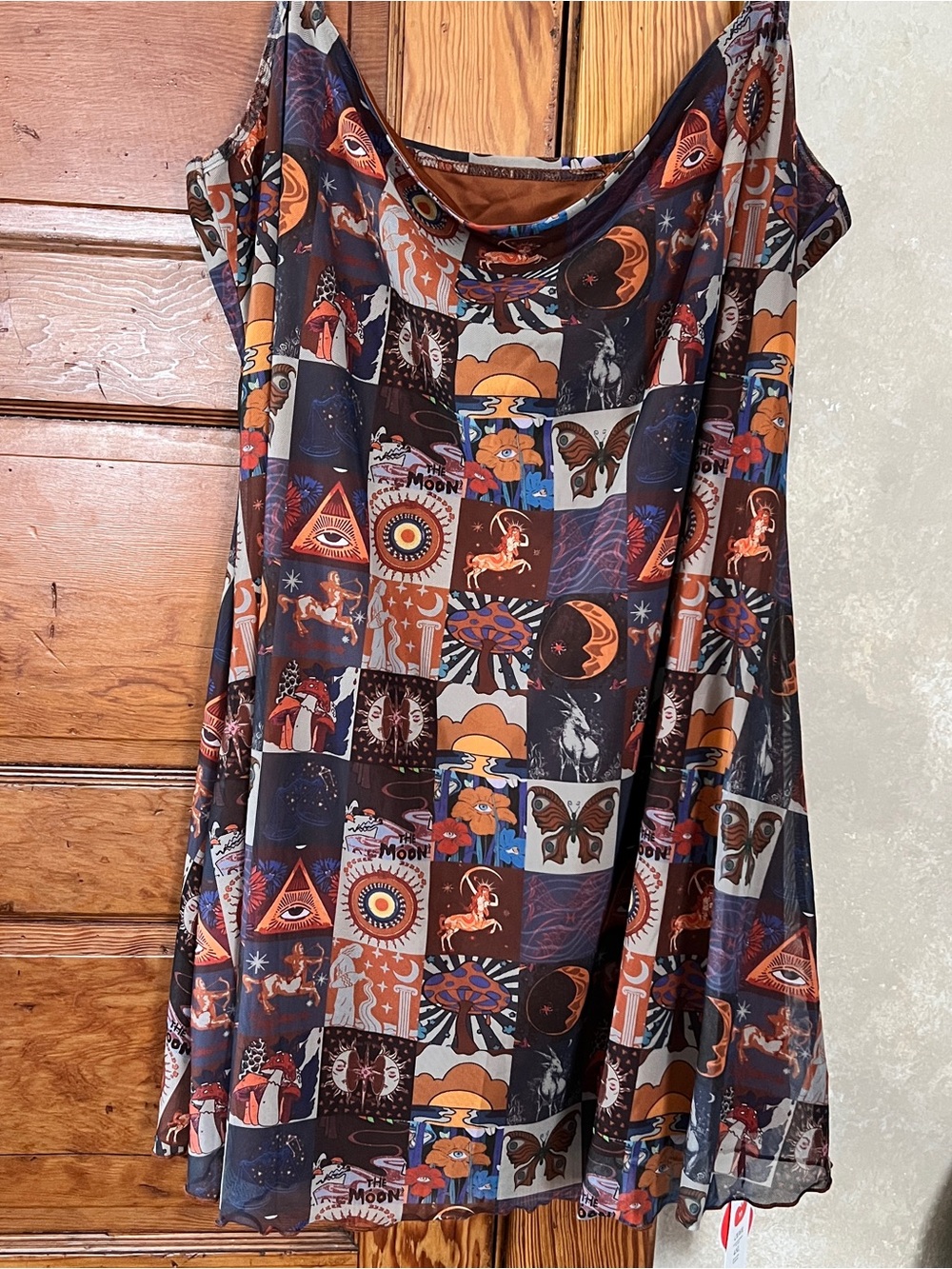 NWT CIDER Mystic Fairy Grunge Women’s A-line Dress Size 4XL Psychedelic